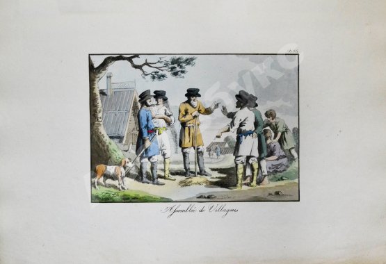 Houbigant, A.G. Moeurs et costumes des Russes, Représentes en 50 planches coloriées, exécutées en litographie