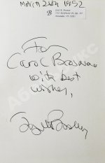 Brodsky, J. [автограф] To Urania. Бродский, И.А. К Урании
