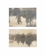 Семь фотографий советской делегации в Брест-Литовске во время перемирия, предшествующего Брестскому миру