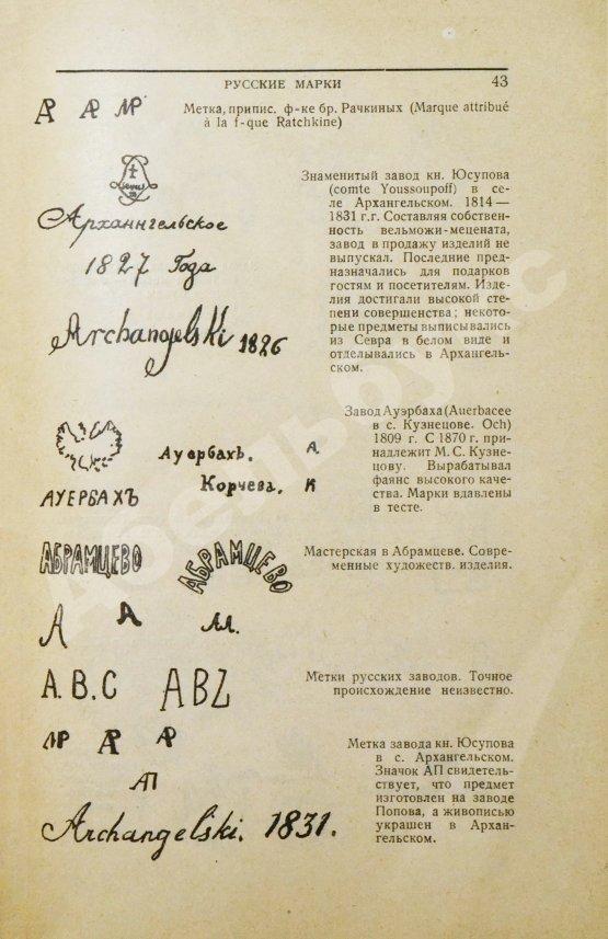 Антикварная книга Троцкий, И., Фогт, Ф.А. Фарфор и фаянс. Справочник для коллекционеров